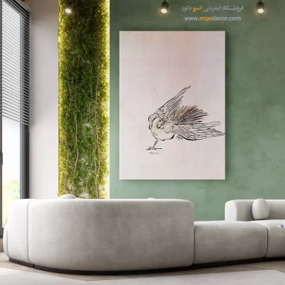 نقاشی های استاد بهزاد - عقاب – تابلو نقاشی های حسین بهزاد - اسپو دکور