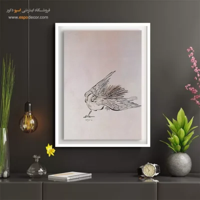 نقاشی های استاد بهزاد - عقاب – تابلو نقاشی های حسین بهزاد - اسپو دکور