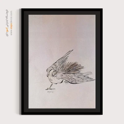 نقاشی های استاد بهزاد - عقاب – تابلو نقاشی های حسین بهزاد - اسپو دکور