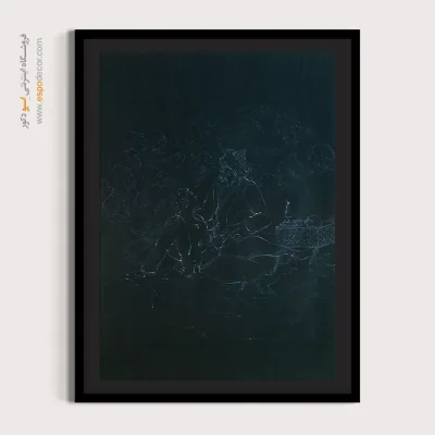 تابلو مینیاتور فارسی - ابن سینا – تابلو نقاشی های حسین بهزاد - اسپو دکور