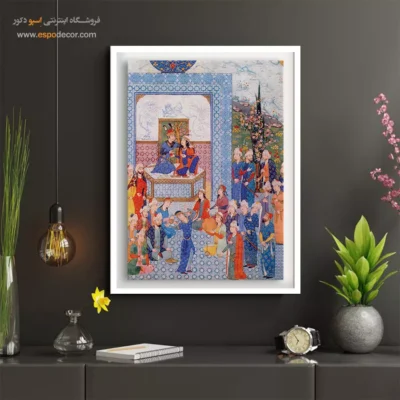 تابلو سنتی - جشن هفت گنبد – تابلو نقاشی های حسین بهزاد - اسپو دکور