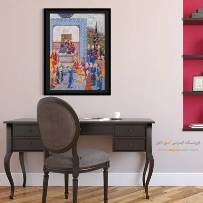 تابلو سنتی - جشن هفت گنبد – تابلو نقاشی های حسین بهزاد - اسپو دکور