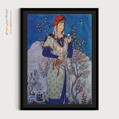 تابلو نگارگری ایرانی - ساقی – تابلو نقاشی های حسین بهزاد - اسپو دکور