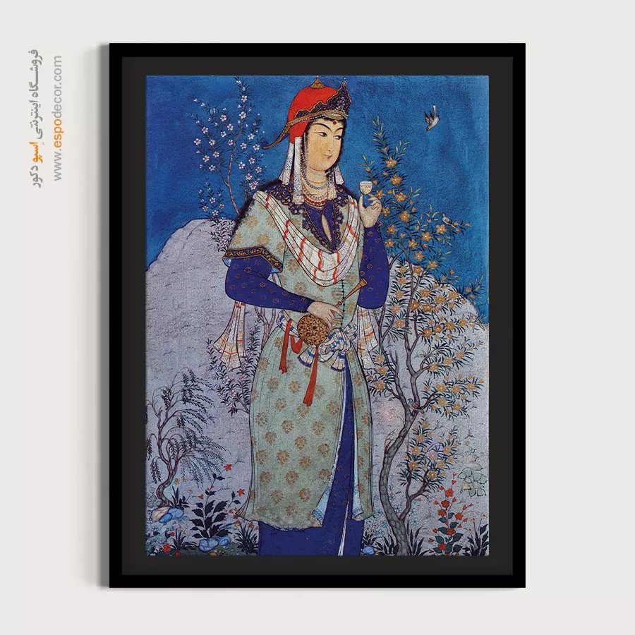 تابلو نگارگری ایرانی - ساقی – تابلو نقاشی های حسین بهزاد - اسپو دکور