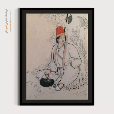 تابلو نگارگری - شاه نورعلی – تابلو نقاشی های حسین بهزاد - اسپو دکور