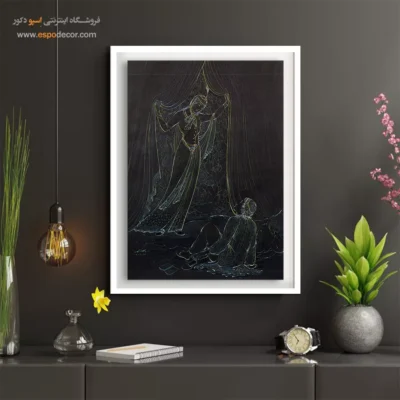 تابلوهای نگارگری - مخفیگاه راز – تابلو نقاشی های حسین بهزاد - اسپو دکور