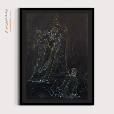 تابلوهای نگارگری - مخفیگاه راز – تابلو نقاشی های حسین بهزاد - اسپو دکور