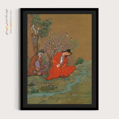 خرید نقاشی مینیاتور - نسیم بهار – تابلو نقاشی های حسین بهزاد - اسپو دکور