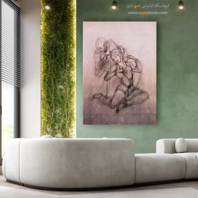 خرید تابلو هنری ایرانی - آرایش – تابلو نقاشی های حسین بهزاد - اسپو دکور