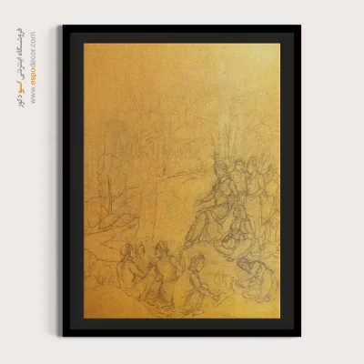 خرید نقاشی اصیل ایرانی - بازدید – تابلو نقاشی های حسین بهزاد - اسپو دکور