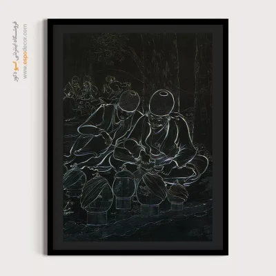 تابلو نقاشی‌های کلاسیک ایرانی - پرنده نگرها – تابلو نقاشی های حسین بهزاد - اسپو دکور