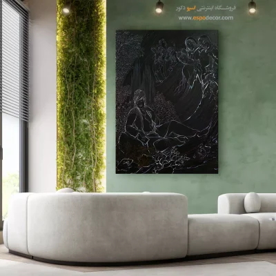 تابلو مینیاتوری ایرانی - جوانی حافظ – تابلو نقاشی های حسین بهزاد - اسپو دکور