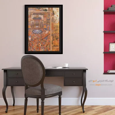 تابلو ایرانی با سبک بهزاد - یوسف و زنان مصری – تابلو نقاشی های حسین بهزاد - اسپو دکور