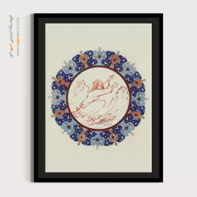 آثار نقاشی کلاسیک ایران - خدایا کوزه شراب مرا شکستی – تابلو نقاشی های حسین بهزاد - اسپو دکور