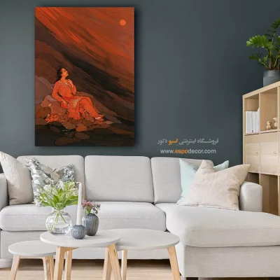 تابلوهای بوم سنتی - خیام – تابلو نقاشی های حسین بهزاد - اسپو دکور