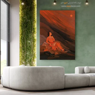 تابلوهای بوم سنتی - خیام – تابلو نقاشی های حسین بهزاد - اسپو دکور