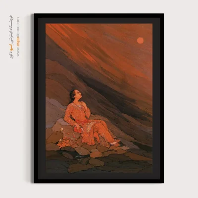 تابلوهای بوم سنتی - خیام – تابلو نقاشی های حسین بهزاد - اسپو دکور