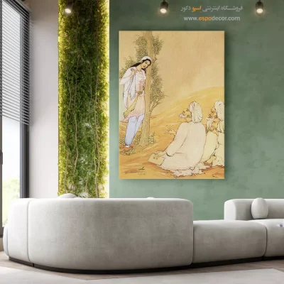 فروش نقاشی مینیاتور استاد بهزاد - دیدار با هنرمند – تابلو نقاشی های حسین بهزاد - اسپو دکور
