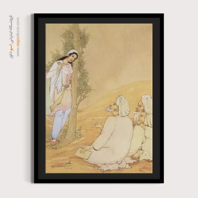 فروش نقاشی مینیاتور استاد بهزاد - دیدار با هنرمند – تابلو نقاشی های حسین بهزاد - اسپو دکور