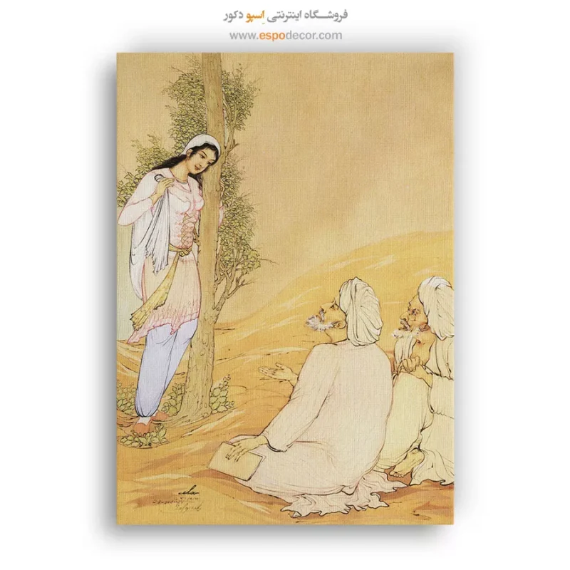 فروش نقاشی مینیاتور استاد بهزاد