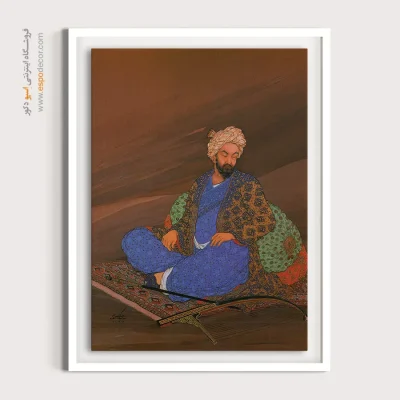 تابلو نقاشی مینیاتور روی بوم