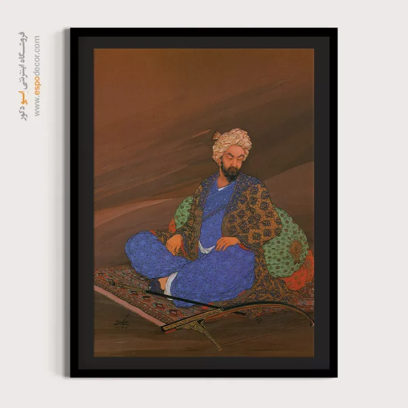 تابلو نقاشی مینیاتور روی بوم