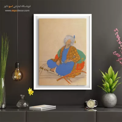 تابلو طرح کلاسیک ایرانی - رودکی – تابلو نقاشی های حسین بهزاد - اسپو دکور