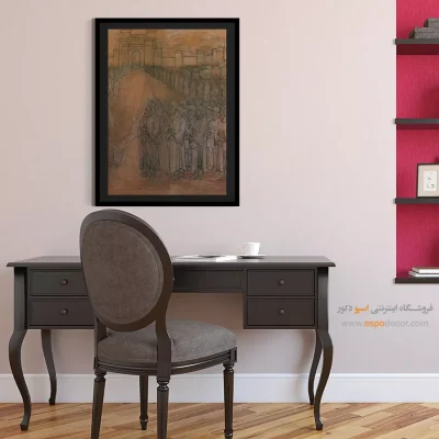 دکوراسیون با تابلو سنتی - فتح بابل – تابلو نقاشی های حسین بهزاد - اسپو دکور