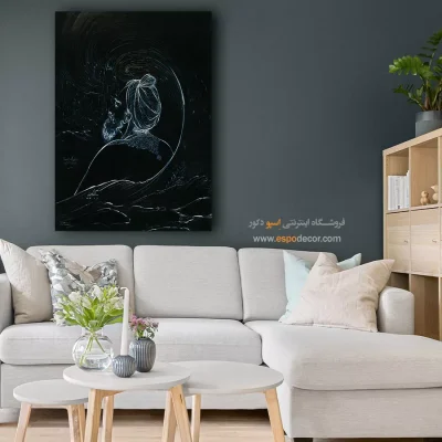 تابلو دیواری ایرانی کلاسیک - فردوسی – تابلو نقاشی های حسین بهزاد - اسپو دکور