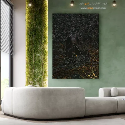 تابلو سنتی ایرانی برای منزل - فردوسی – تابلو نقاشی های حسین بهزاد - اسپو دکور