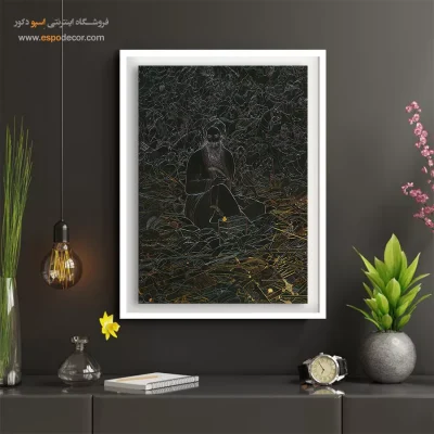 تابلو سنتی ایرانی برای منزل - فردوسی – تابلو نقاشی های حسین بهزاد - اسپو دکور