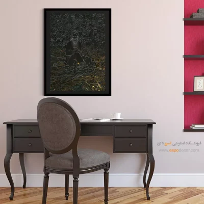 تابلو سنتی ایرانی برای منزل - فردوسی – تابلو نقاشی های حسین بهزاد - اسپو دکور