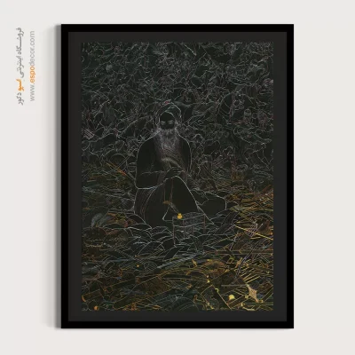 تابلو سنتی ایرانی برای منزل - فردوسی – تابلو نقاشی های حسین بهزاد - اسپو دکور