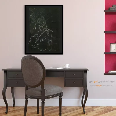 تابلوهای سنتی ایرانی برای خانه - فلوت نواز جوان – تابلو نقاشی های حسین بهزاد - اسپو دکور