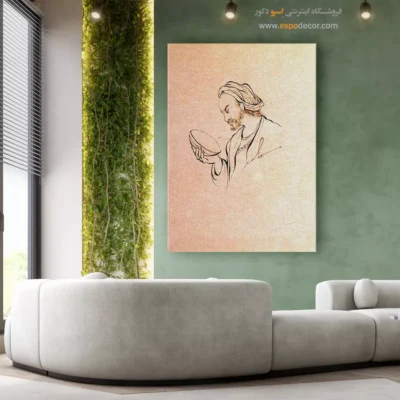 فروش آنلاین تابلو مینیاتور - جامی در دست – تابلو نقاشی های حسین بهزاد - اسپو دکور