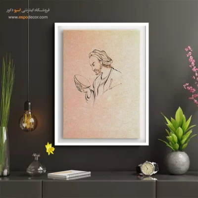 فروش آنلاین تابلو مینیاتور - جامی در دست – تابلو نقاشی های حسین بهزاد - اسپو دکور