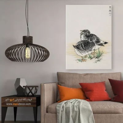 تابلو منوگرافی پرندگان - اسپو دکور