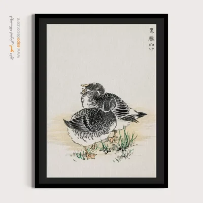 تابلو منوگرافی پرندگان - اسپو دکور