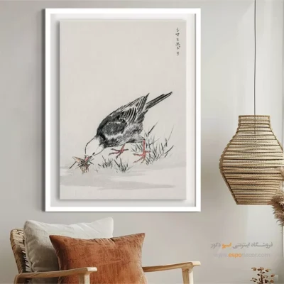 تابلو منوگرافی پرندگان - اسپو دکور