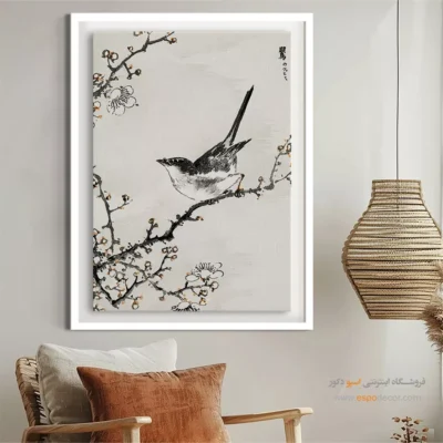 تابلو منوگرافی پرندگان - اسپو دکور