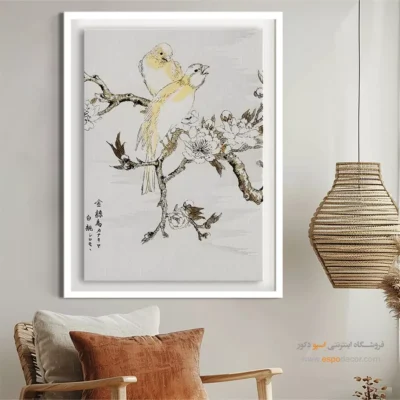 تابلو منوگرافی پرندگان - اسپو دکور