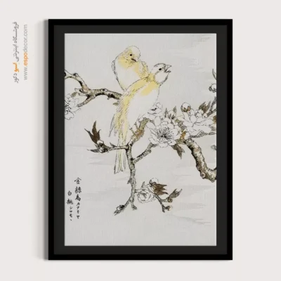 تابلو منوگرافی پرندگان - اسپو دکور