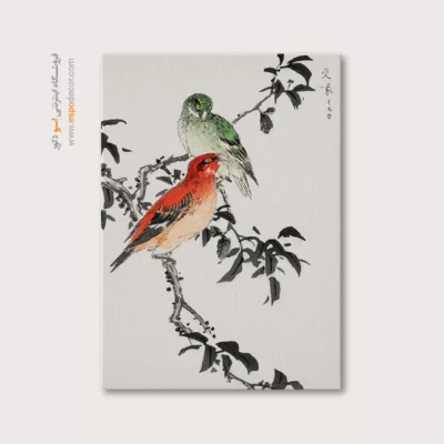 تابلو منوگرافی پرندگان - اسپو دکور