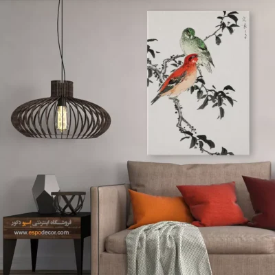 تابلو منوگرافی پرندگان - اسپو دکور