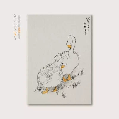 تابلو منوگرافی پرندگان - اسپو دکور