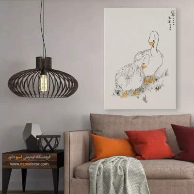 تابلو منوگرافی پرندگان - اسپو دکور