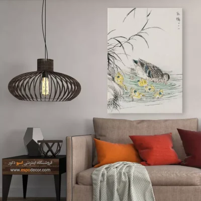 تابلو منوگرافی پرندگان - اسپو دکور