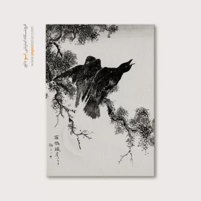 تابلو منوگرافی پرندگان - اسپو دکور