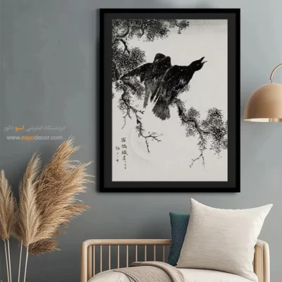 تابلو منوگرافی پرندگان - اسپو دکور