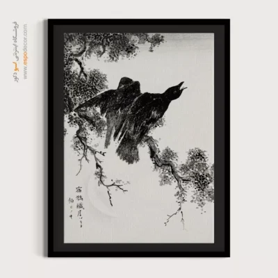 تابلو منوگرافی پرندگان - اسپو دکور